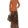 Etro Wool, Mohair and Cashmere Ribbed Jumper in Brown (coral) - Lyst