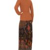 Etro Wool, Mohair and Cashmere Ribbed Jumper in Brown (coral) - Lyst
