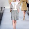 Fendi Spring 2012 Multicolor Knee Lenght Dress With White Oversized Collar in Multicolor - Lyst