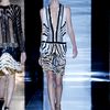 Gucci Spring 2012 Metallic Multicolor Art Deco Print Knee Lenght Cocktail Dress  in Black (black, gold, white) - Lyst