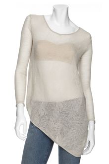 Helmut Lang Diagonal Knit Sweater - Lyst