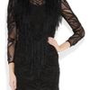 Isabel Marant Nelcie Embellished Lace Mini Dress in Black - Lyst