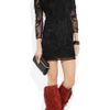 Isabel Marant Nelcie Embellished Lace Mini Dress in Black - Lyst