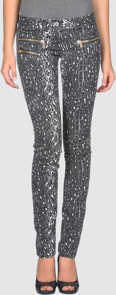 Patrizia Pepe Denim Pants in Black - Lyst