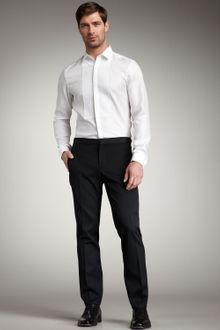 Burberry Wool Trousers - Lyst