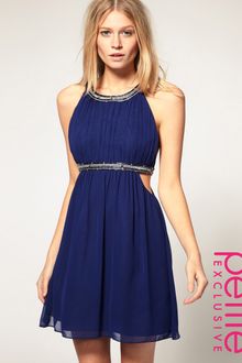 ASOS Collection Asos Petite Exclusive Strappy Dress in Chiffon - Lyst