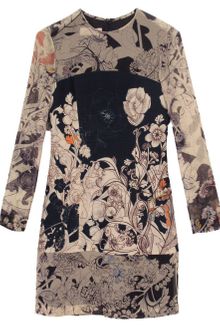 Cacharel Wool Silk Faille Dress - Lyst