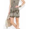 Matthew Williamson Printed Cotton Playsuit in Multicolor (olive) - Lyst