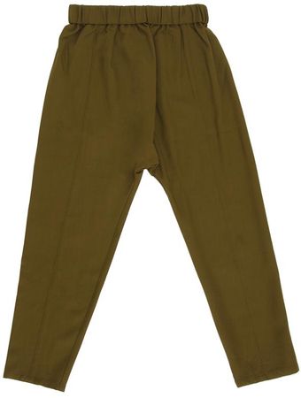  Fine Wool Low Crotched Trousers 