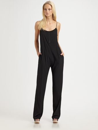 T By Alexander Wang Silk Romper - Lyst