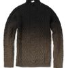 Balenciaga Ombré Aran Knit Sweater in Black for Men - Lyst