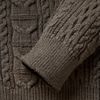 Balenciaga Ombré Aran Knit Sweater in Black for Men - Lyst