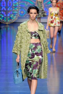 Dolce & Gabbana Spring 2012 Vegetable Print Bra Top - Lyst