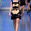 Dolce & Gabbana Spring 2012 Lace Embellished Cocktail Dress in Black - Lyst