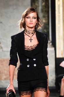 Emilio Pucci Spring 2012 Sheer Lace Top - Lyst