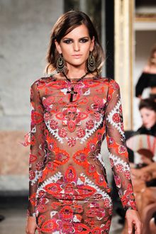 Emilio Pucci Spring 2012 Oversized Earrings - Lyst