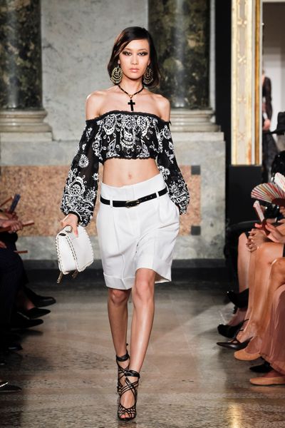 Emilio Pucci Spring 2012 Black Strappy Heeled Sandals in Black - Lyst