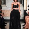 Emilio Pucci Spring 2012 Black Cropped Sheer Lace Tank Top in Black - Lyst