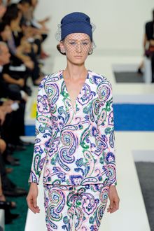 Jil Sander Spring 2012 Multicolor Paisley Print Tailored Jacket - Lyst
