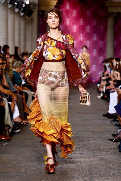 Missoni Spring 2012 Tribal Print Mini Shoulder Bag  in Beige - Lyst