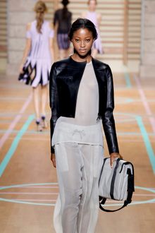 Versus  Spring 2012 Sheer Pastel Top - Lyst