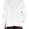 Alexander Wang Cottonblend Ribbed Rollneck Sweater in White - Lyst