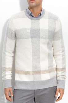 Burberry Brit Check Print Sweater - Lyst