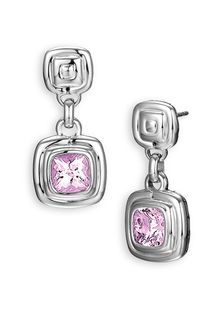 John Hardy Bedeg Silver Batu Small Square Drop Earrings - Lyst