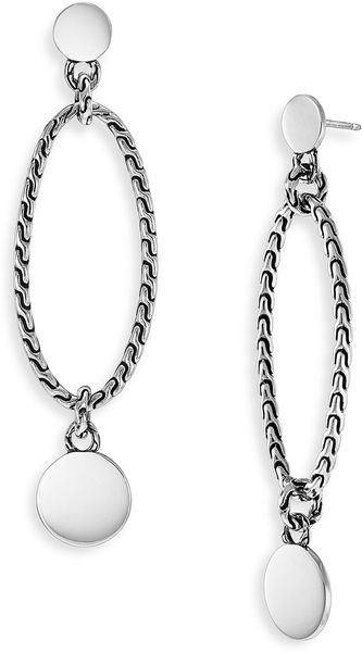  Oval Drop Earrings 