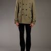 Junya Watanabe Double Breasted Coat in Green for Men - Lyst