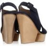 Marni Suede Platform Sandals in Blue (navy) - Lyst