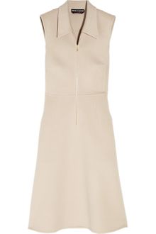 Rochas Collared Wool and Angora-blend Dress - Lyst