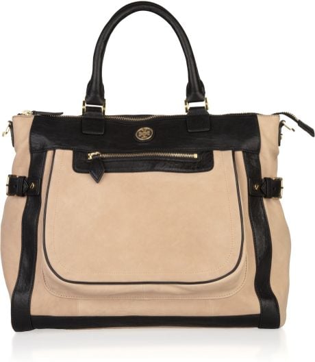 tory burch two tone tote