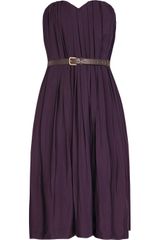 Chloé Pleated Crepe Dress