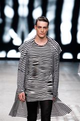 Gareth Pugh Spring 2012 Striped Top