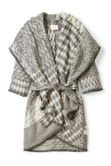 Mw Matthew Williamson Shawl Collar Blanket Wrap Jacket - Lyst