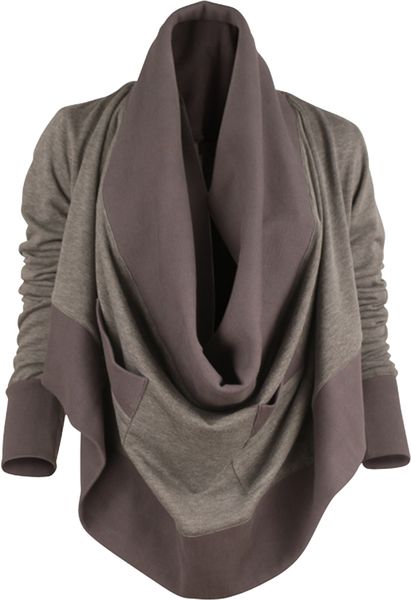 Nicholas K K144 Shelton Crop in Gray (grey hthr) - Lyst