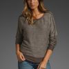 Of Two Minds Toni Knit Pullover in Gray (gravel) - Lyst