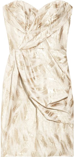 Thurley Metallic Jacquard Dress - Lyst