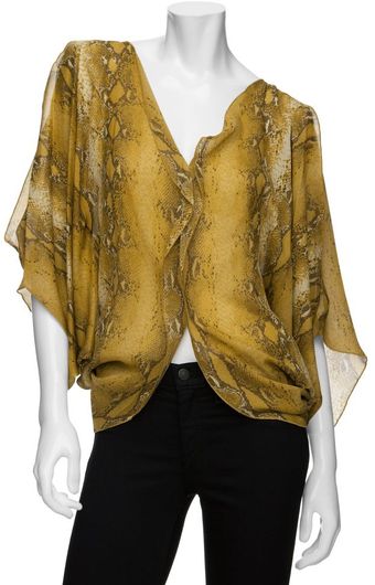 Exclusive For Intermix Exclusive Python Dolman Top - Lyst