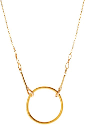 Dogeared Dog-Eared Gold Dipped Original Karma Necklace - Lyst