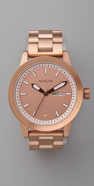 Nixon The Spur Watch in Gold (rose) - Lyst