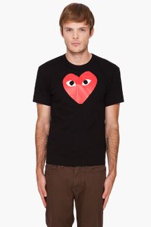 Play Comme Des Garçons Jersey Print T-shirt - Lyst