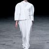 Rick Owens Spring 2012 Bright White HoodNeck Cape Jacket  in White - Lyst