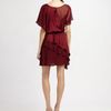 Alice + Olivia Rory Butterfly Wrap Dress in Purple (wine) - Lyst