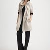 Akris Punto Cotton Coat in Brown (tan) - Lyst
