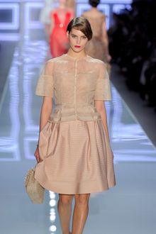 Dior Spring 2012 Grace Kelly Dress with Organza Neckline - Lyst
