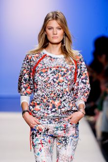 Isabel Marant Spring 2012 Multicolor Bleached Detail Sweatshirt  - Lyst