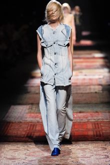 Maison Martin Margiela Spring 2012 Blue Ankle Heel Boots - Lyst
