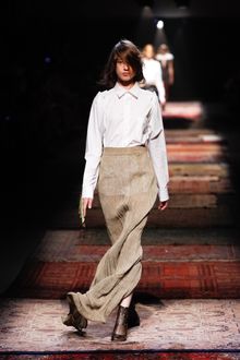 Maison Martin Margiela Spring 2012 Brown Ankle Heel Boots - Lyst